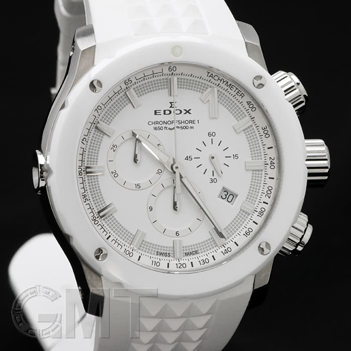 中古)EDOX エドックス クロノオフショア1 クロノグラフ 10221-3B3-BIN3