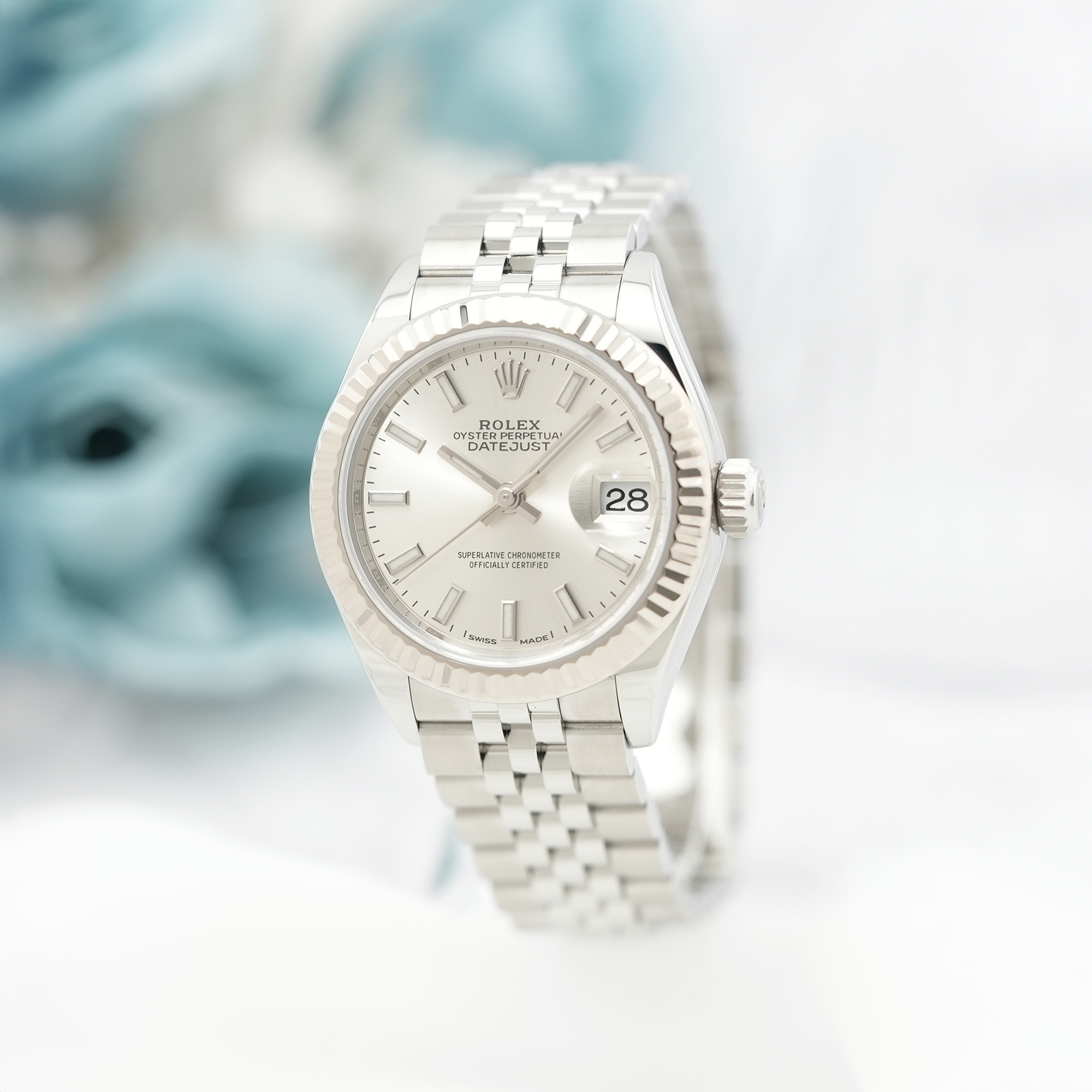 中古)ROLEX ロレックス デイトジャスト 28 279174 シルバー ジュビリー