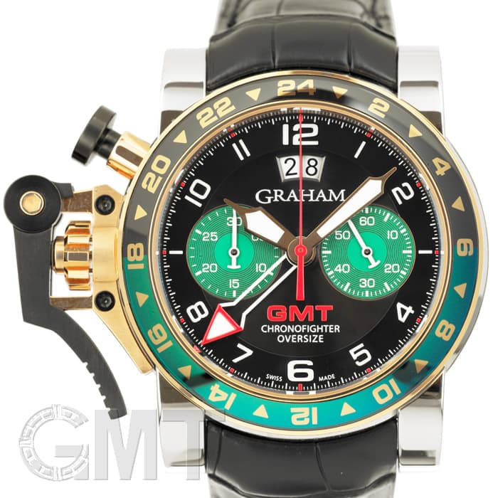 新品)GRAHAM グラハム クロノファイター オーバーサイズ GMT