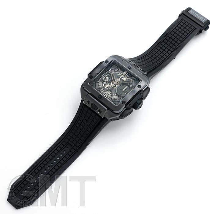 新品)HUBLOT ウブロ スクエア・バン ウニコ オールブラック 821.CX