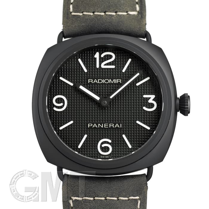 Camille Fournet PANERAI 挽い 44㎜ Dバックル用 黒 カーフ Camille Fournet PANERAI 挽い 44㎜ Dバックル用 黒 カーフ