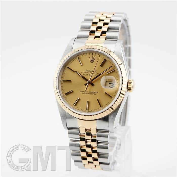 デイトジャスト ロレックス ROLEX 16233G 10ポイントダイヤ