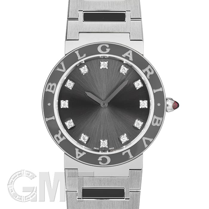 新品)BVLGARI ブルガリ ブルガリ・ブルガリ BBL33C6SS/12/QZ グレー