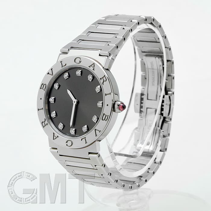 新品)BVLGARI ブルガリ ブルガリ・ブルガリ BBL33C6SS/12/QZ グレー