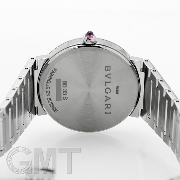 新品)BVLGARI ブルガリ ブルガリ・ブルガリ BBL33C6SS/12/QZ グレー 