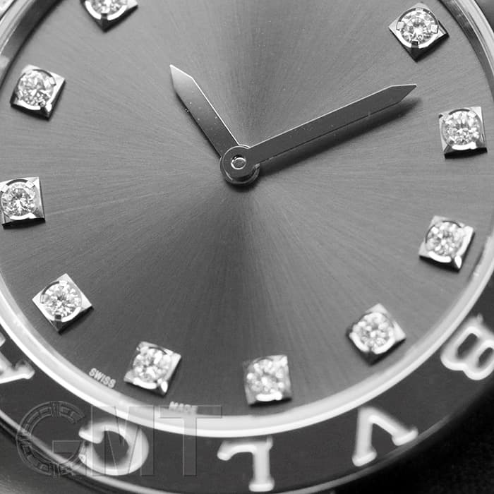 新品)BVLGARI ブルガリ ブルガリ・ブルガリ BBL33C6SS/12/QZ グレー