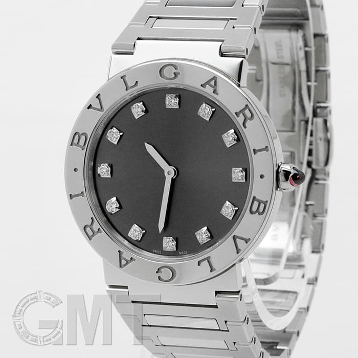 新品)BVLGARI ブルガリ ブルガリ・ブルガリ BBL33C6SS/12/QZ グレー ...