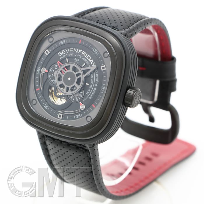 SEVENFRIDAY セブンフライデー P3-01 インダストリアル エンジン 新品)SEVENFRIDAY セブンフライデー SF-P3/01 ブラック（商品ID