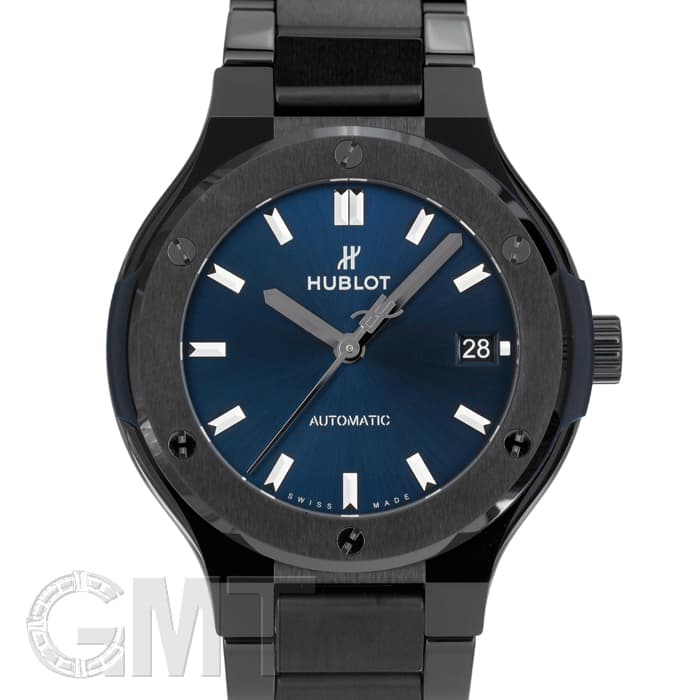 新品)HUBLOT ウブロ クラシック フュージョン セラミック ブルー