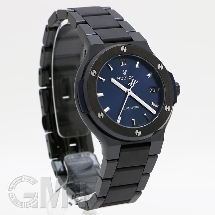 新品)HUBLOT ウブロ クラシック フュージョン セラミック ブルー
