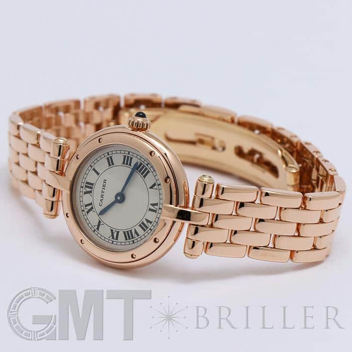 中古)CARTIER カルティエ パンテール ラウンド ピンクゴールド