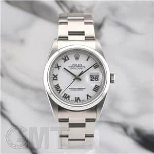 中古)ROLEX ロレックス デイトジャスト 16200 ホワイトローマ