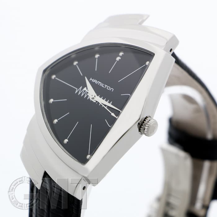 新品)HAMILTON ハミルトン ベンチュラ H24411732 クオーツ 革（商品ID