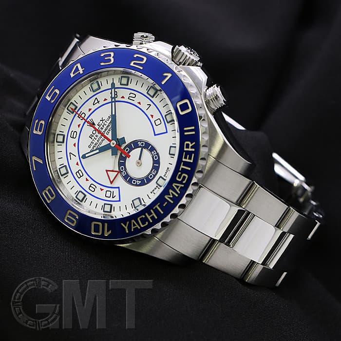 中古)ROLEX ロレックス ヨットマスター II 116680 ブルースチール針
