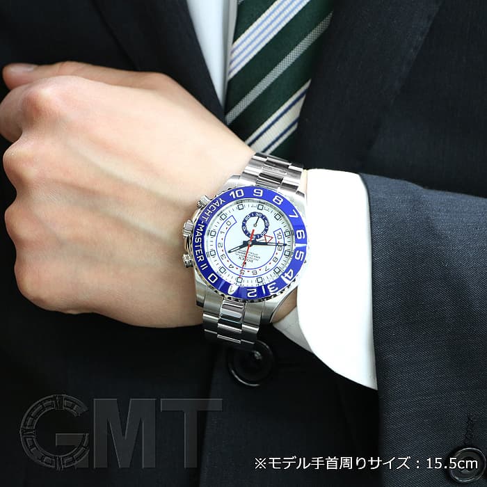 中古)ROLEX ロレックス ヨットマスター II 116680 ブルースチール針
