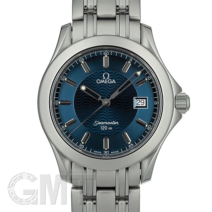 中古)OMEGA オメガ シーマスター 120M クォーツ ブルー 2511.81.00