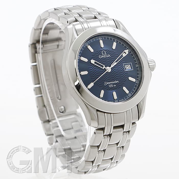 中古)OMEGA オメガ シーマスター 120M クォーツ ブルー 2511.81.00