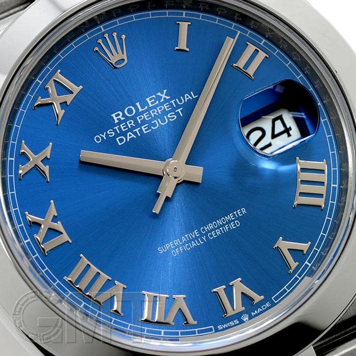新品)ROLEX ロレックス デイトジャスト 41 126300 ブルー ローマ
