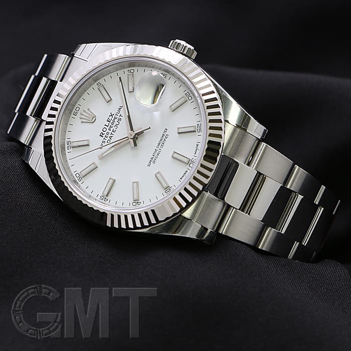 中古)ROLEX ロレックス デイトジャスト 41 126334 ホワイト