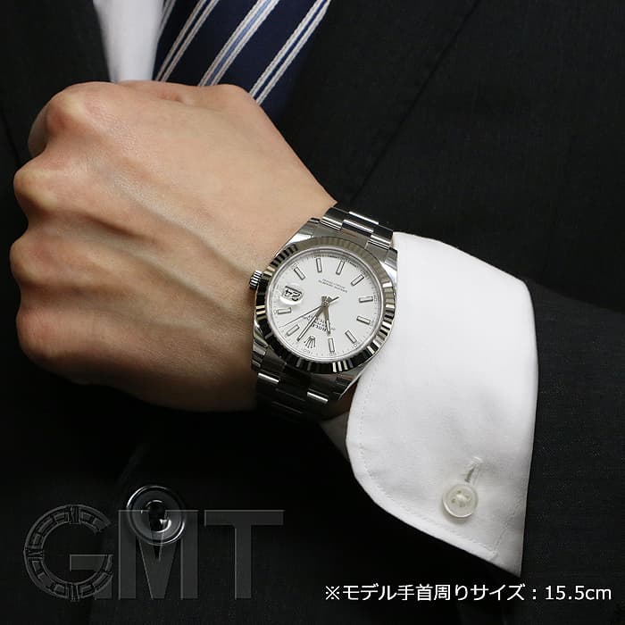 中古)ROLEX ロレックス デイトジャスト 41 126334 ホワイト