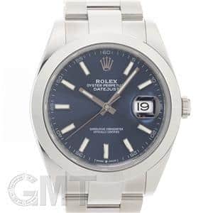 ROLEX ロレックス デイトジャスト 41 126300 ブルー オイスターブレスレット メイン