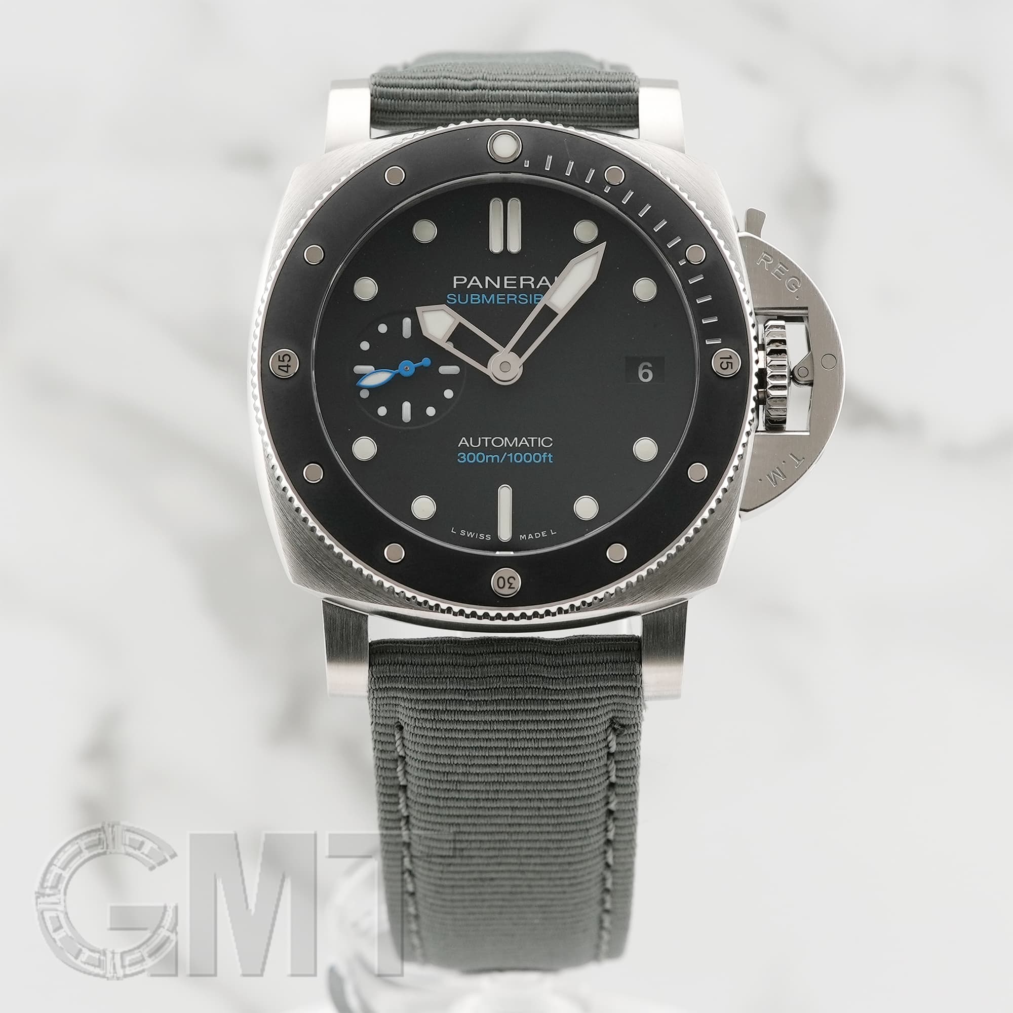 中古)OFFICINE PANERAI オフィチーネ パネライ サブマーシブル 42mm