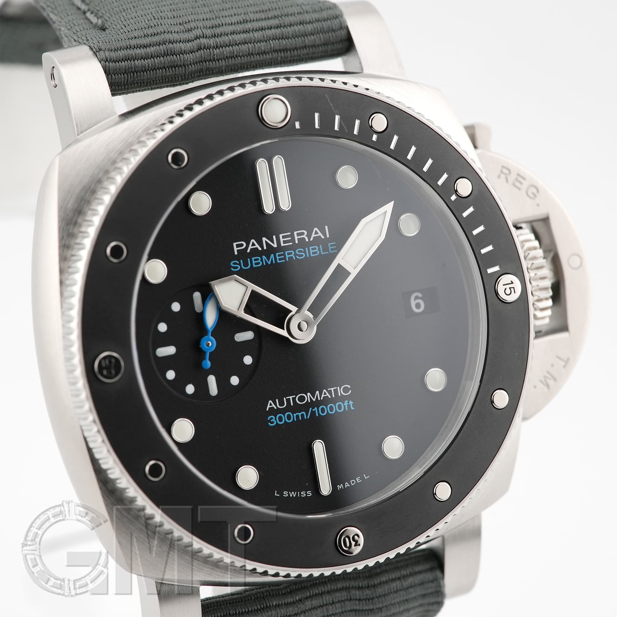 中古)OFFICINE PANERAI オフィチーネ パネライ サブマーシブル 42mm