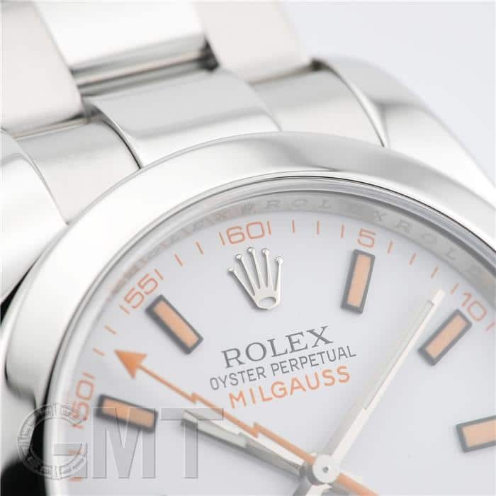 中古)ROLEX ロレックス ミルガウス 116400 ホワイト（商品ID