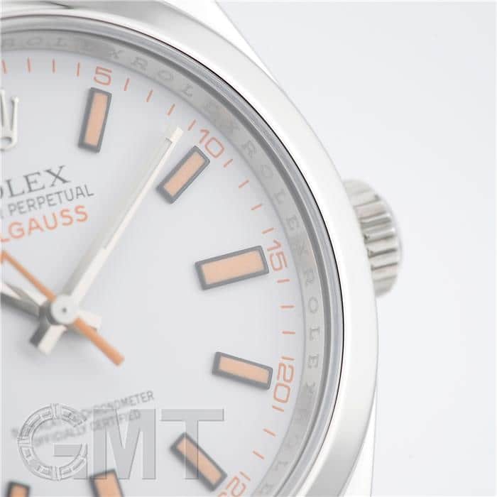 中古)ROLEX ロレックス ミルガウス 116400 ホワイト（商品ID
