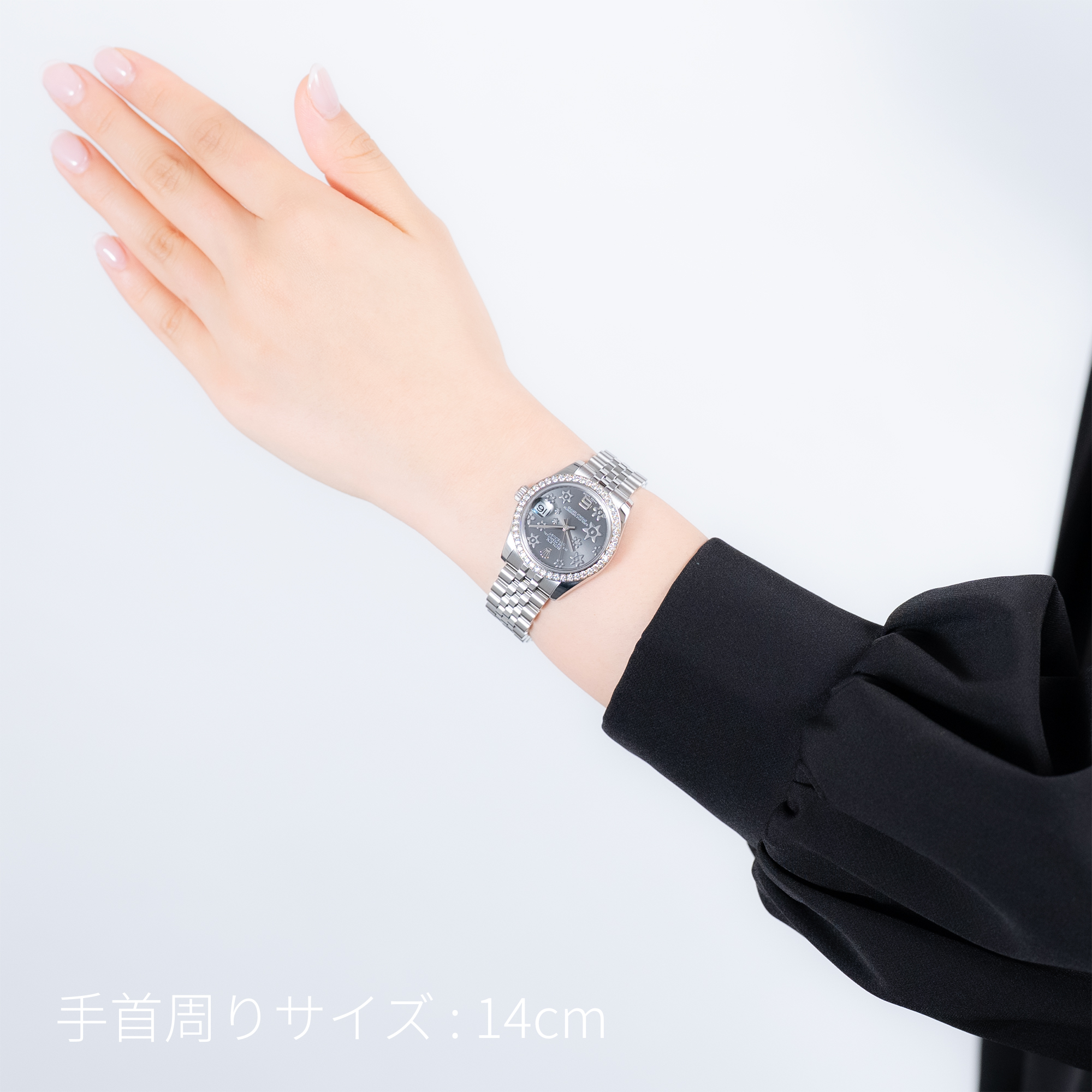 あーるぐれい様 中古)ROLEX ロレックス デイトジャスト 31 178384 グレーフラワー
