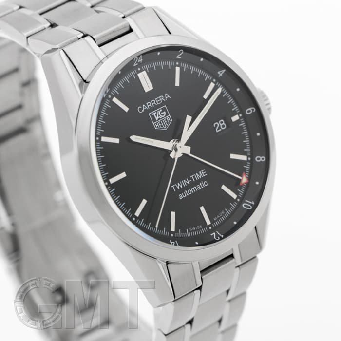 中古)TAG HEUER タグ・ホイヤー カレラ ツインタイム ブラック WV2115