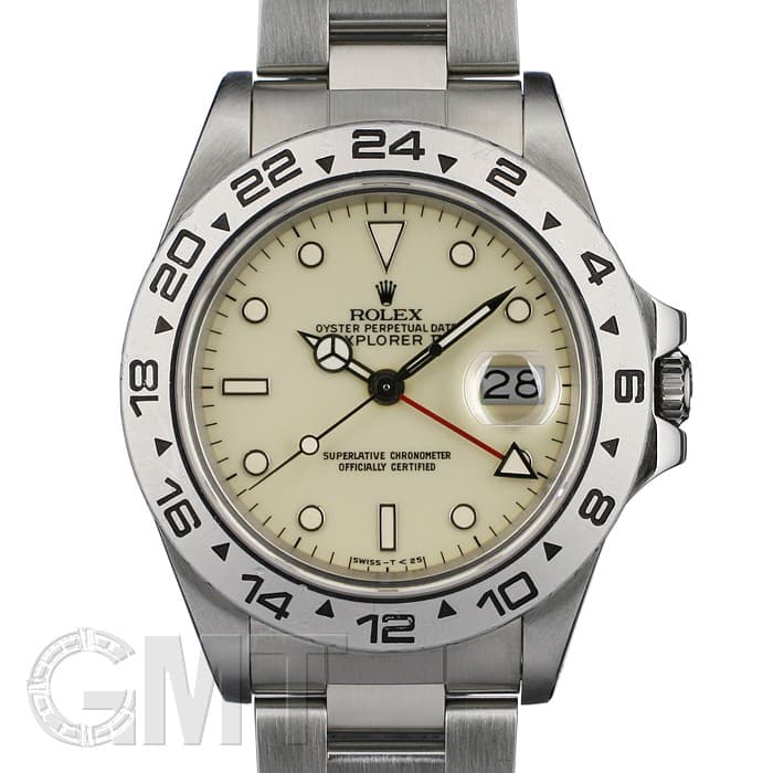 委託)ROLEX ロレックス エクスプローラー Ref.16550 アイボリー