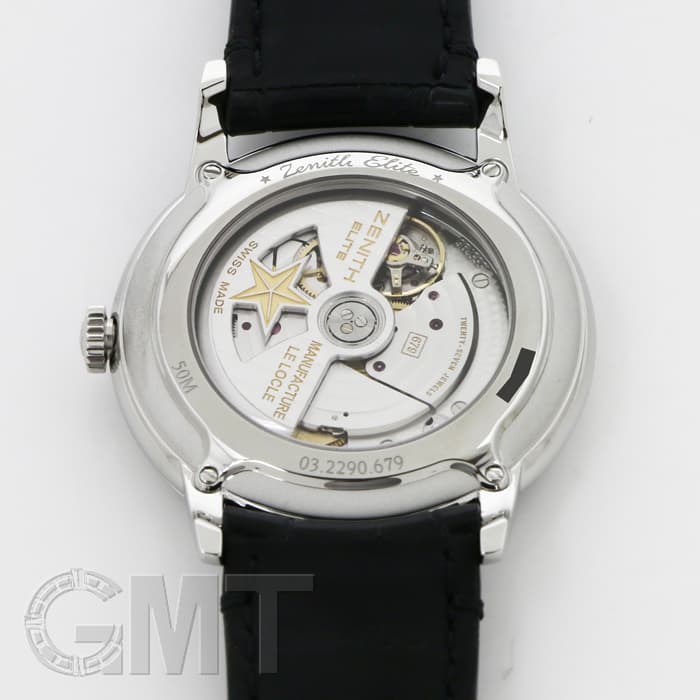 新品)ZENITH ゼニス エリート クラシック ブラック 03.2290.679/26