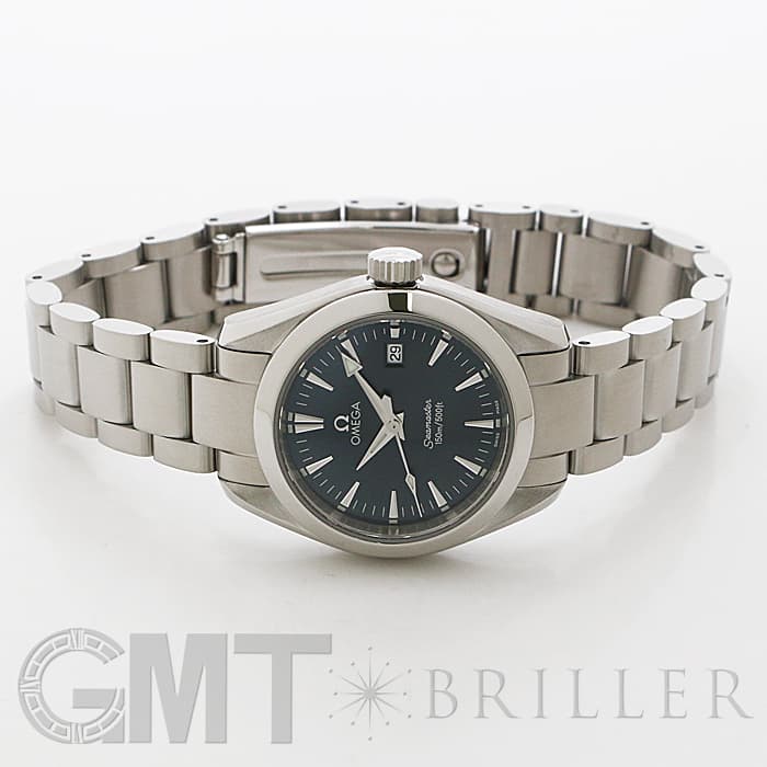 美品 オメガ レディース 2577.80 OMEGA Seamaster 中古)OMEGA オメガ シーマスター アクアテラ クォーツ 2577.80