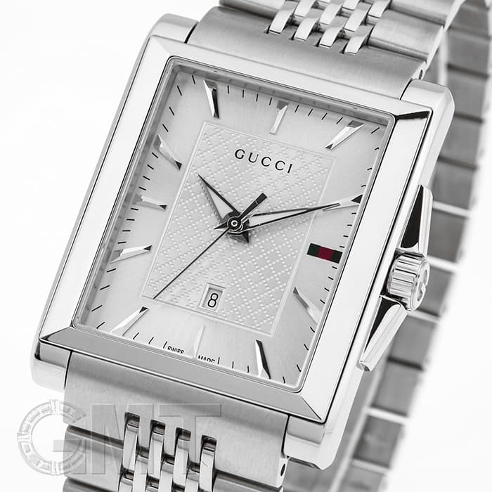 新品)GUCCI グッチ レクタングル YA138403（商品ID：2717002277375