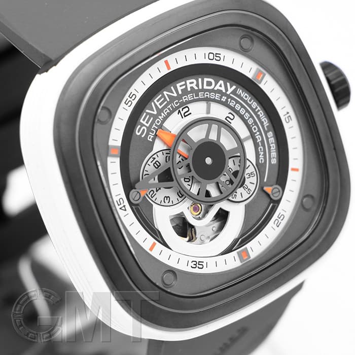 新品)SEVENFRIDAY セブンフライデー SF-P3/03 47mm ブラック／ホワイト