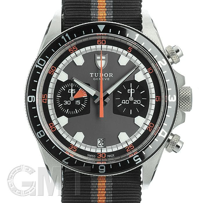 新品)TUDOR チューダー ヘリテイジ クロノグラフ M70330N グレー