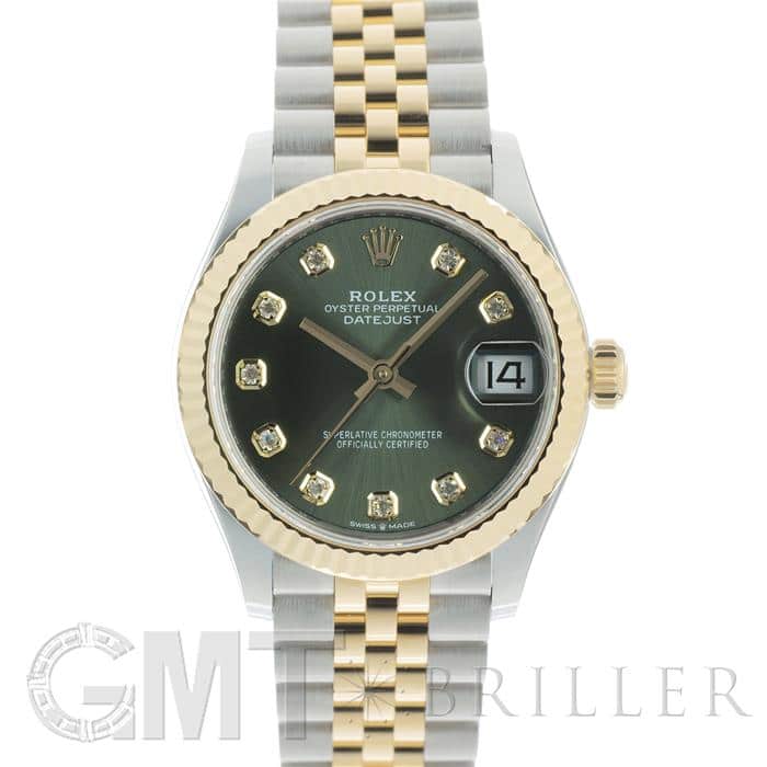 未使用)ROLEX ロレックス デイトジャスト 31 278273G オリーブグリーン