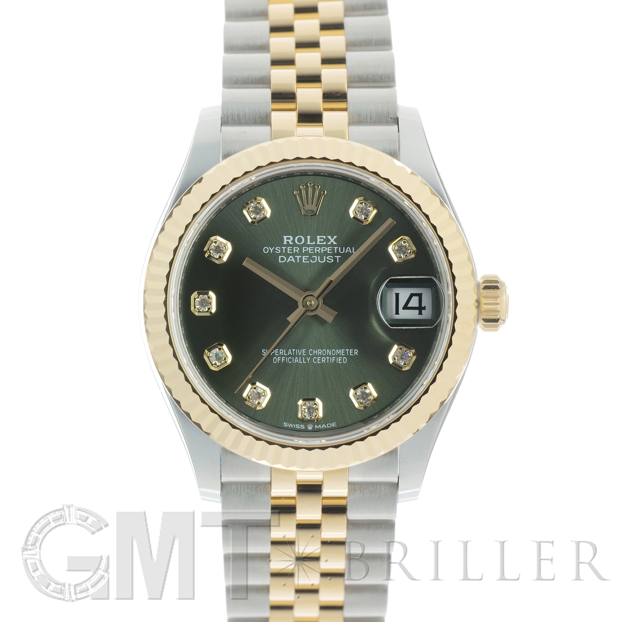 未使用)ROLEX ロレックス デイトジャスト 31 278273G オリーブグリーン