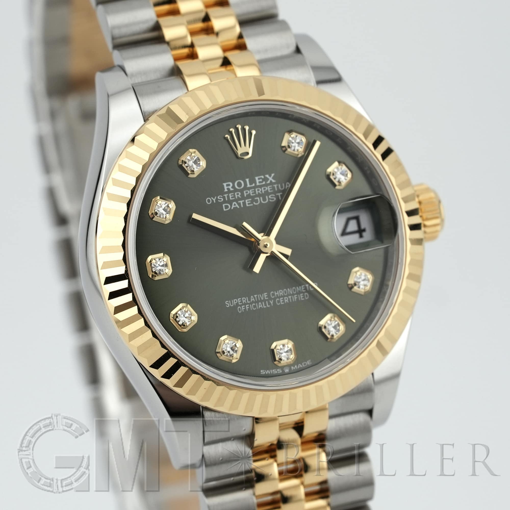 中古)ROLEX ロレックス デイトジャスト 31 278273G オリーブグリーン