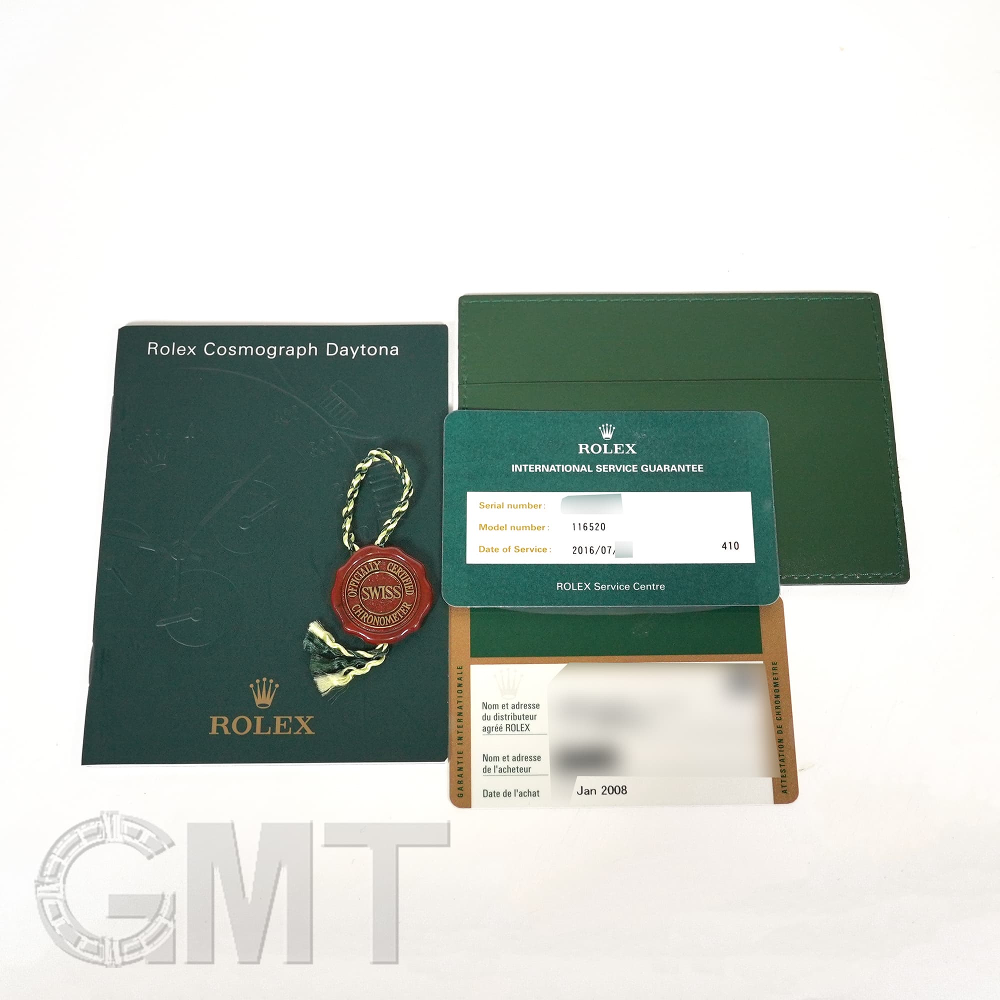 ROLEX ロレックスデイトナ116520ケースと付属品セット 中古)ROLEX ロレックス デイトナ 116520 ブラック（商品ID