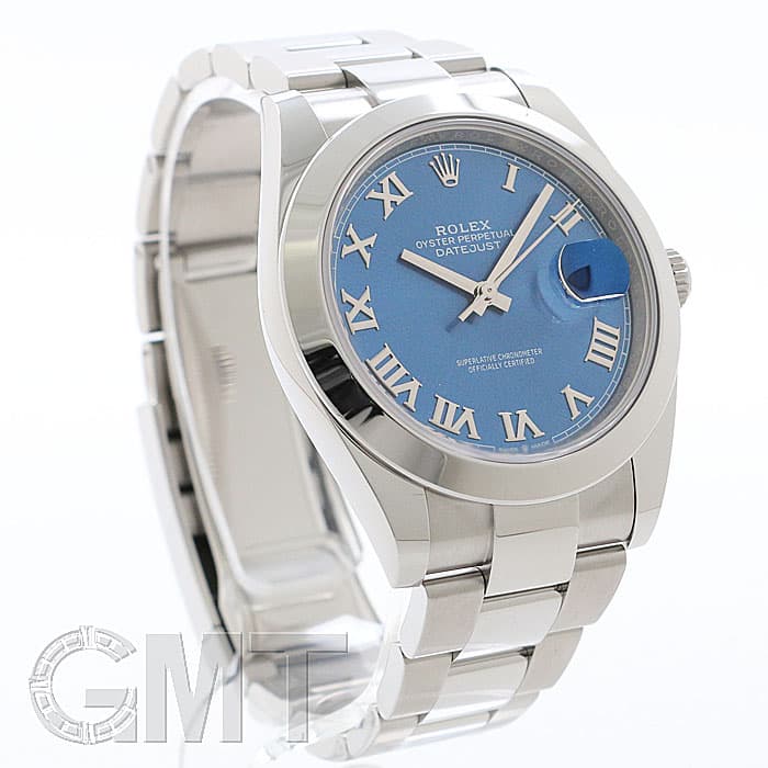 中古)ROLEX ロレックス デイトジャスト 41 126300 ブルーローマ（商品