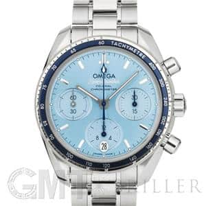 OMEGA オメガ スピードマスター 38 コーアクシャル クロノグラフ ブルー 324.30.38.50.03.001 メイン