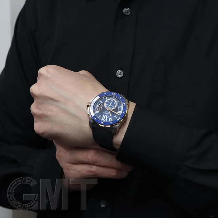 中古)CARTIER カルティエ カリブル ドゥ カルティエ ダイバー ブルー