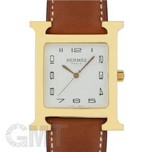 HERMES エルメス Hウォッチ HH1.801.131.VBA Hウォッチ ゴールドプレーテッド ナチュラルブラウン メイン