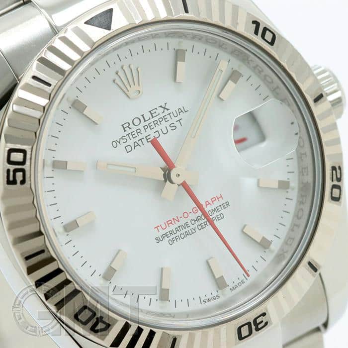 中古)ROLEX ロレックス ターノグラフ 116264 ホワイト オイスター