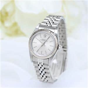 ROLEX ロレックス/オイスターパーペチュアル・レディース・シルバー/F番/76080/F09****/Aランク/75【中古】 ROLEX ロレックス/オイスターパーペチュアル・レディース・シルバー/F