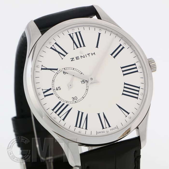 新品)ZENITH ゼニス エリート ウルトラシン ホワイト ローマ 03.2010