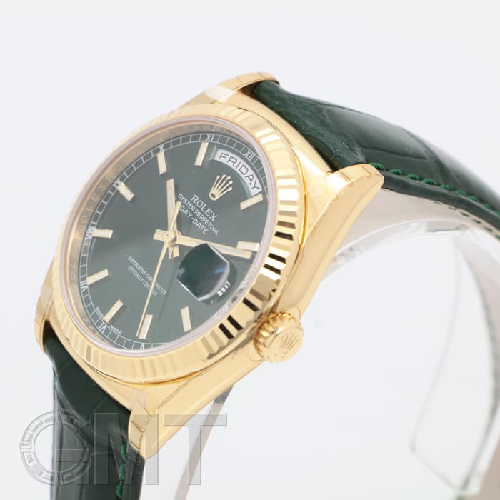 新品)ROLEX ロレックス デイデイト 118138 グリーン（商品ID