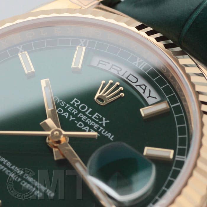 新品)ROLEX ロレックス デイデイト 118138 グリーン（商品ID